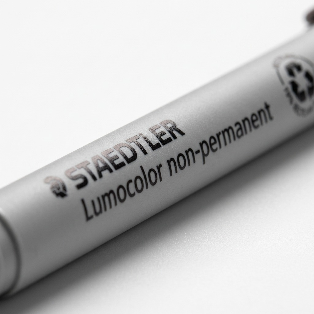 Staedtler Lumocolor Extra Fine Permanent Blue Marker