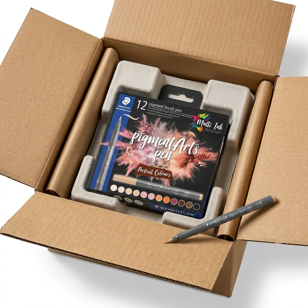 Staedtler Pigment Brush Pen Portraitcol 12-Pack