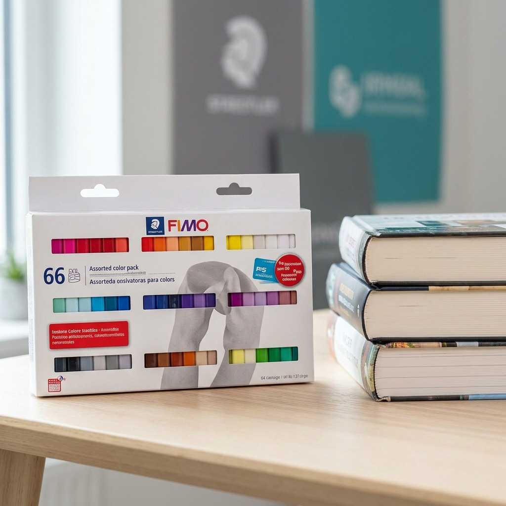 Staedtler Set Modelling Clay Fimo Soft 66 Assorted Color Pack