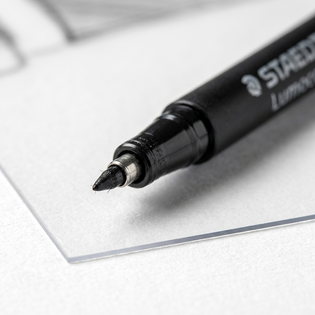 Staedtler Marker Lumocolor Fine Permanent Black