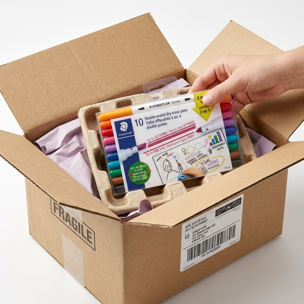 Staedtler Double-ended Dry Erase Pens 10-Pack