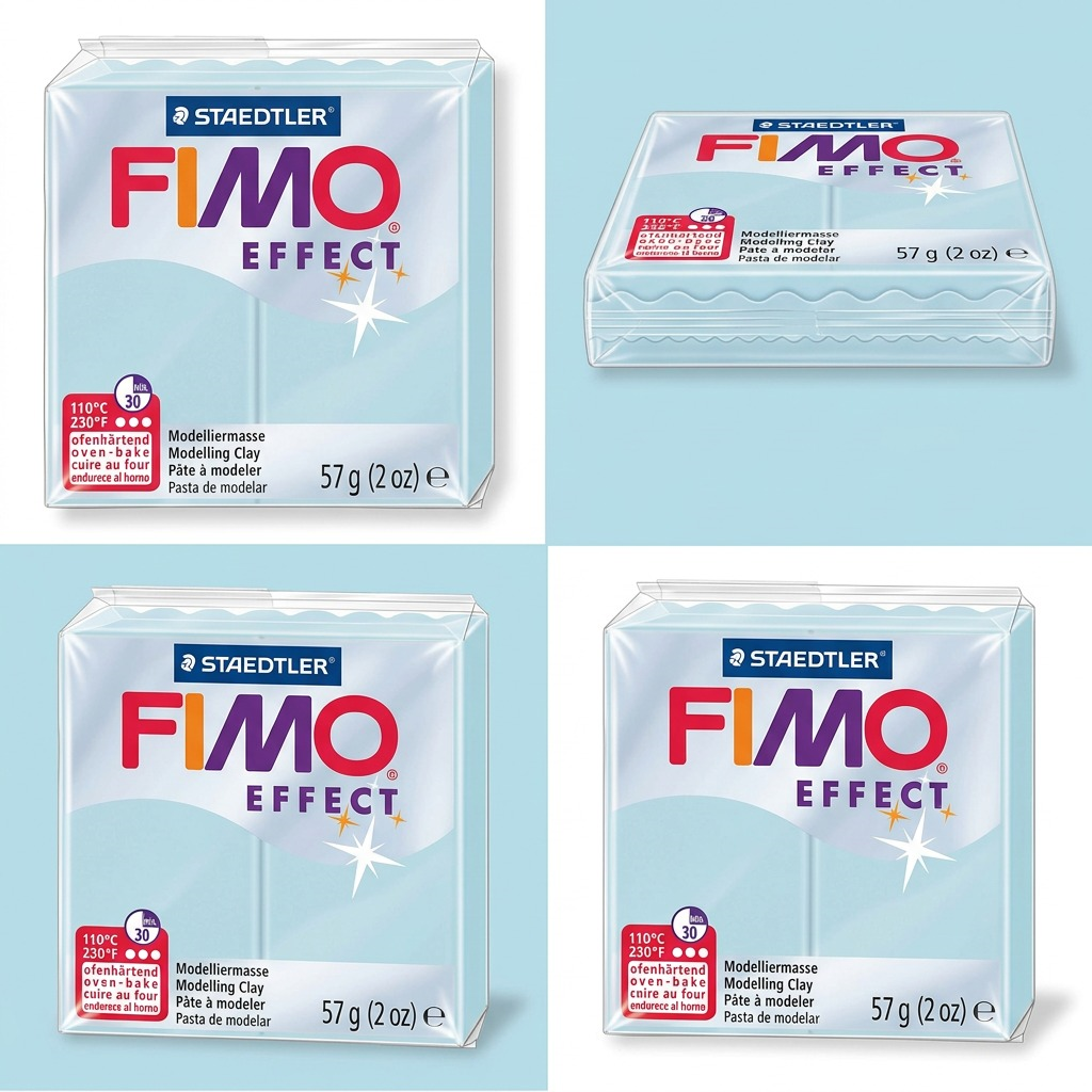 Staedtler Modelling Clay Fimo Effect Blue Ice Quartz 57g (2 oz)