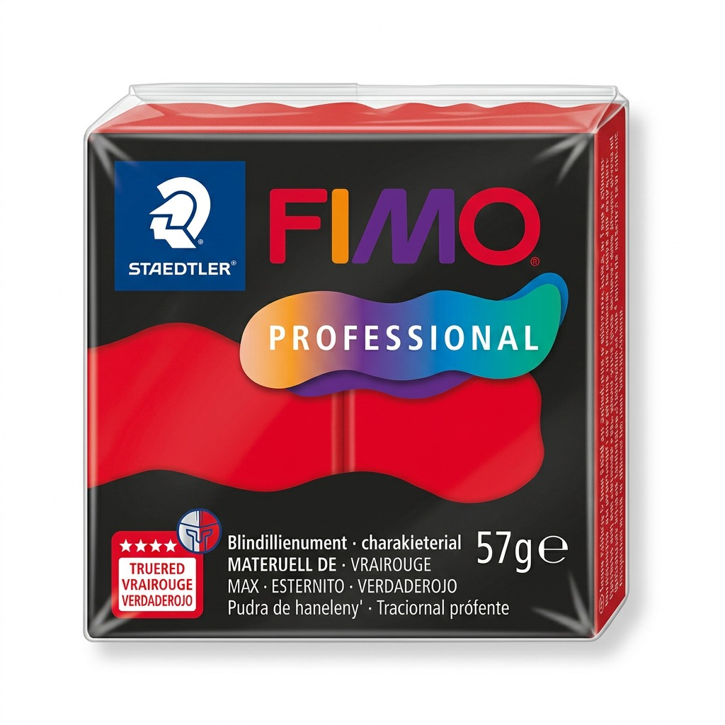 Staedtler Modelling Clay Fimo Professional True Red 57g (2 oz)