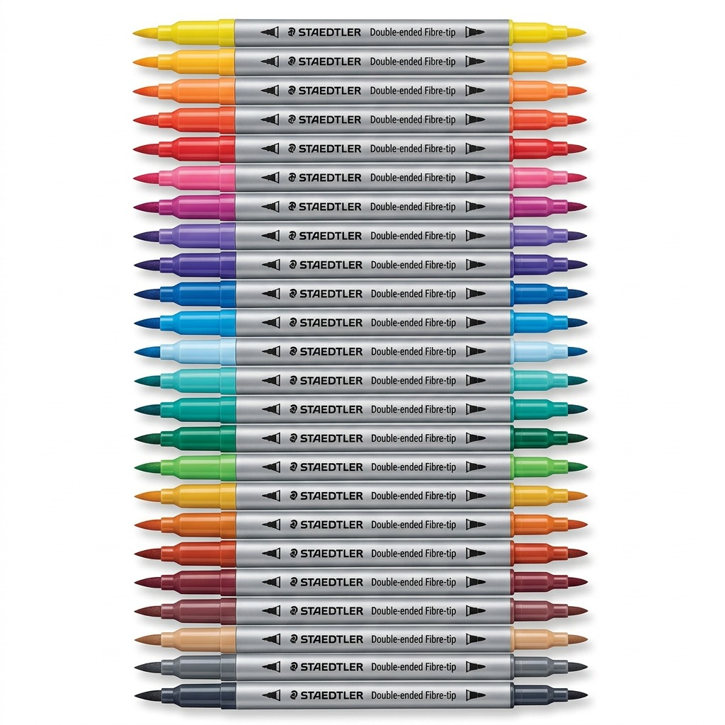 Staedtler Double Ended Fibre Tip Pens