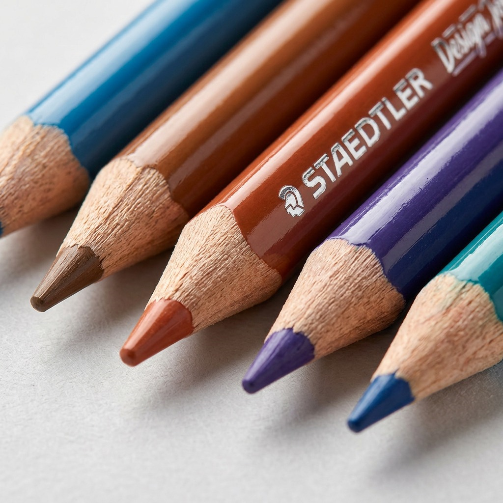 Staedtler Triangular Watercolour Pencils 3mm, 24-Pack FSC 100%