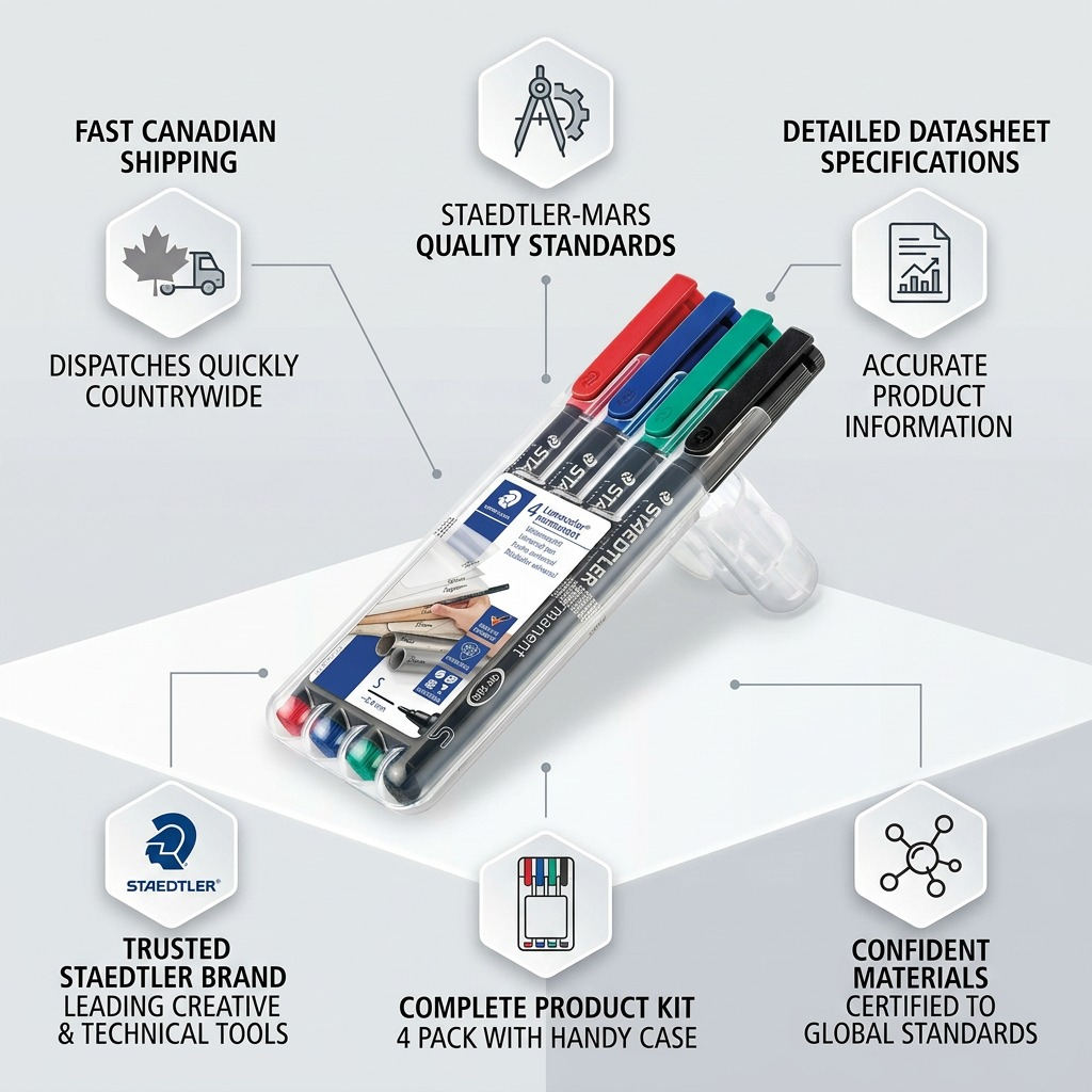 Staedtler Marker Lumocolor Extra Fine Permanent