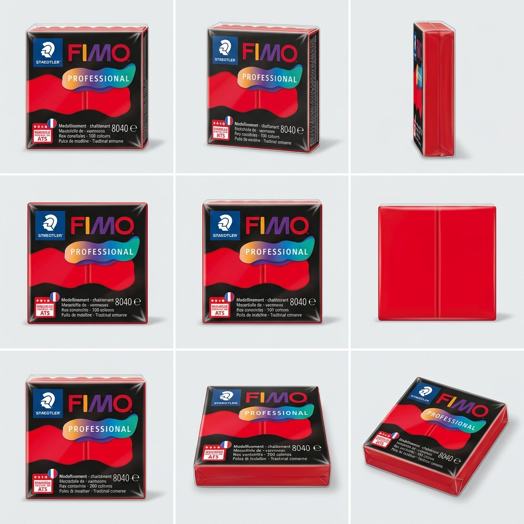 Staedtler Modelling Clay Fimo Professional True Red 57g (2 oz)