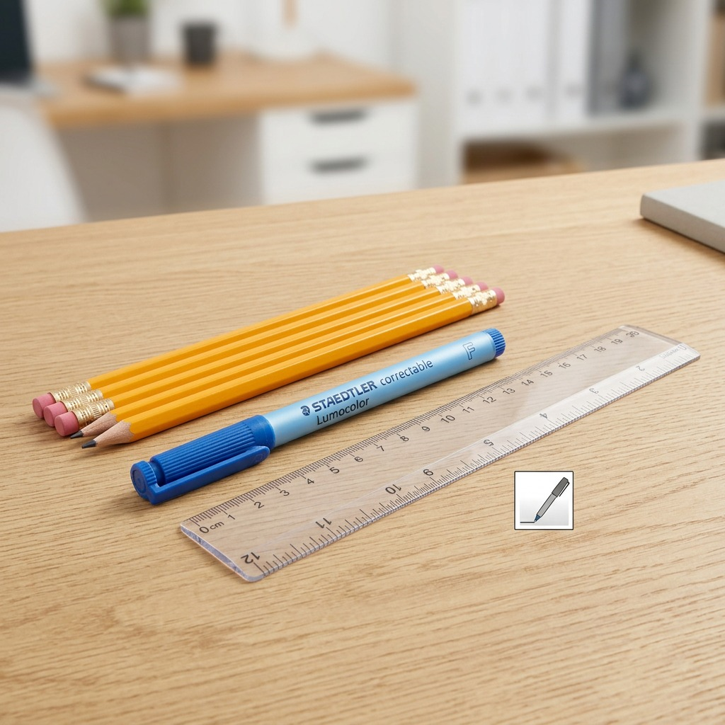 Staedtler Ohp Pen Lumocolor Correctable F Blu