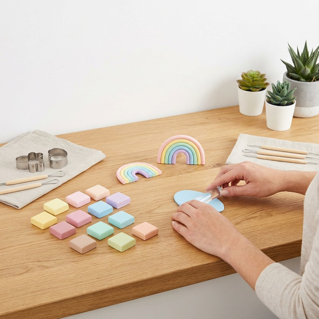 Staedtler Set Modelling Clay Fimo Soft Pastel Colours 12 Color Pack