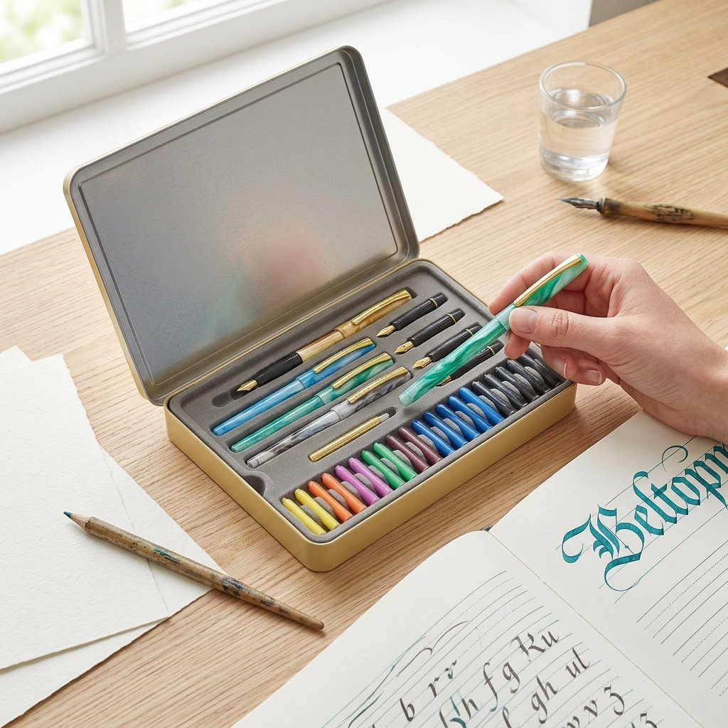Staedtler Calligraphy Tin Set 5 Nibs