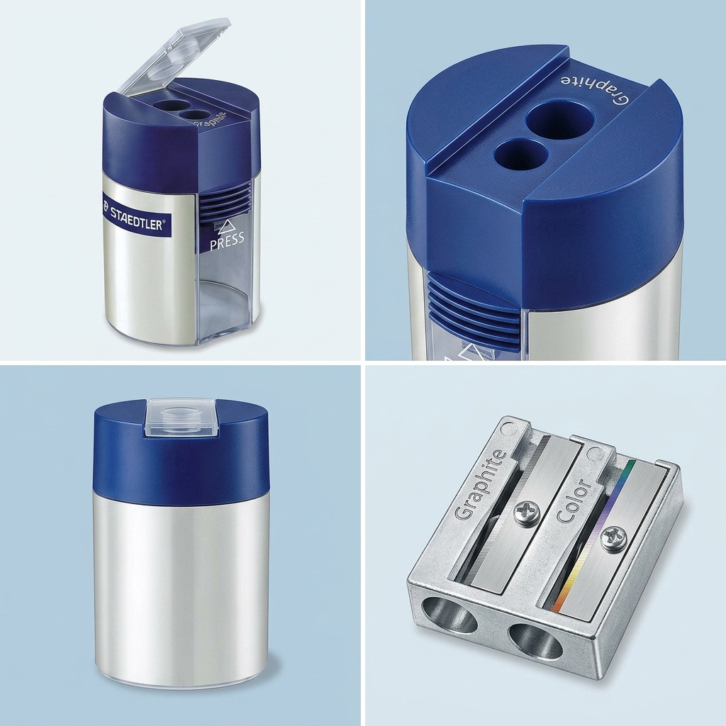 Staedtler Sharpener Zinc + Container
