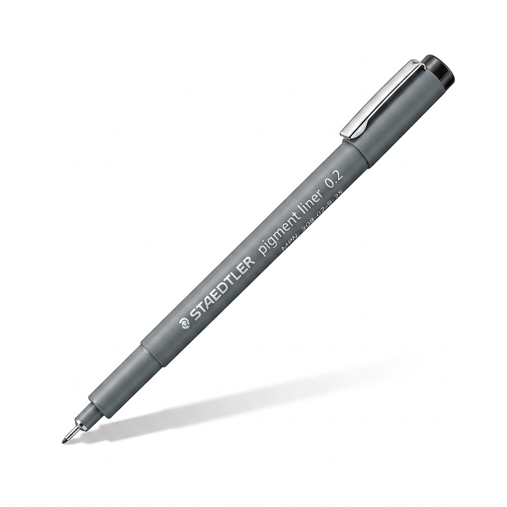 Staedtler Fineliner Pigment Liner 0.2mm Black