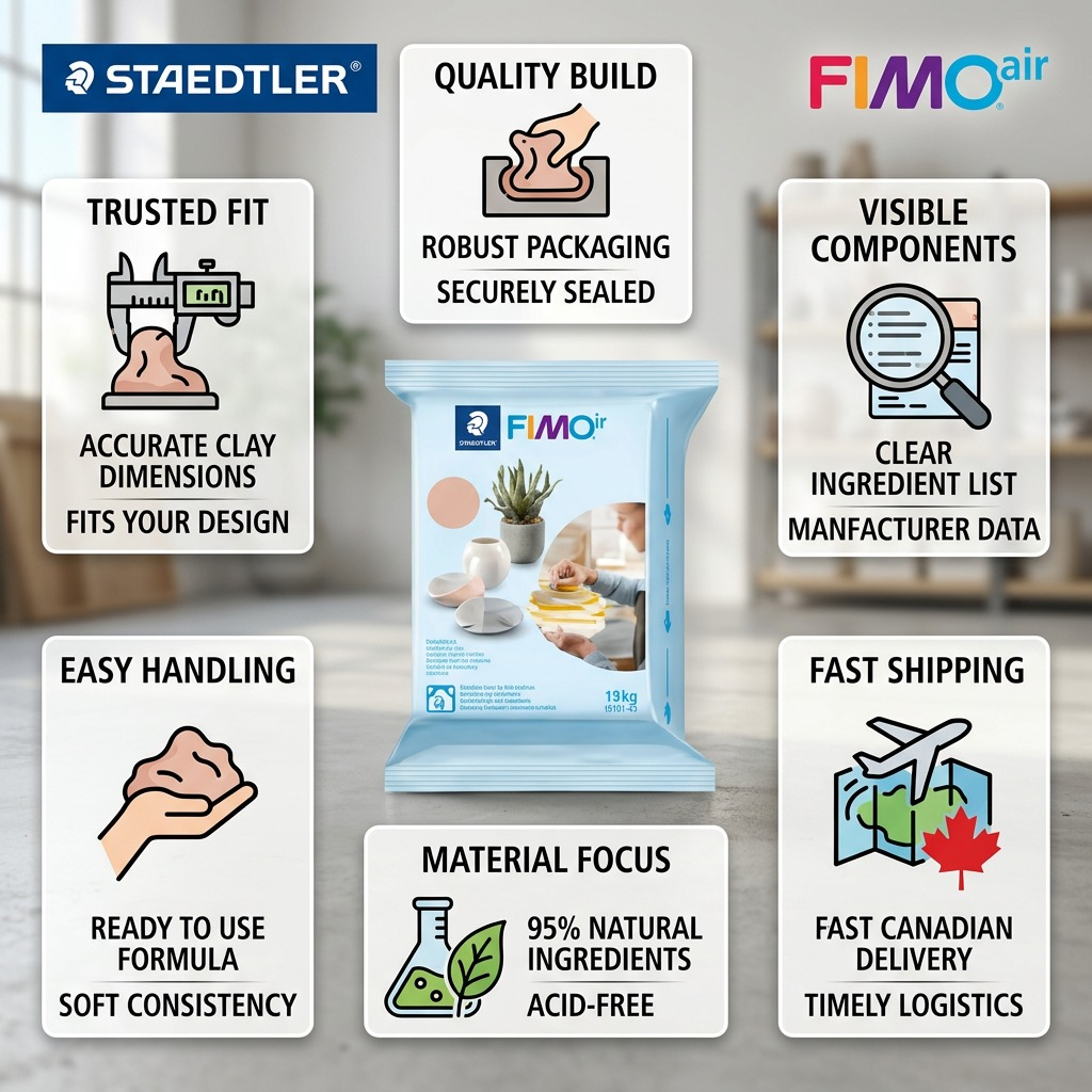 Staedtler Modelling Clay Fimoair 1kg Pale Pink