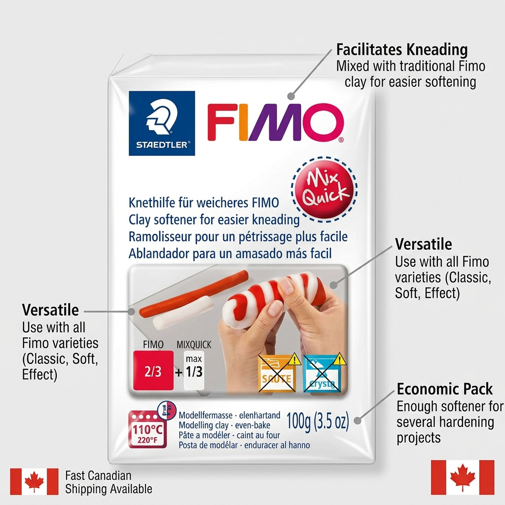 Staedtler Modelling Clay Fimo Mix Quick Kneading