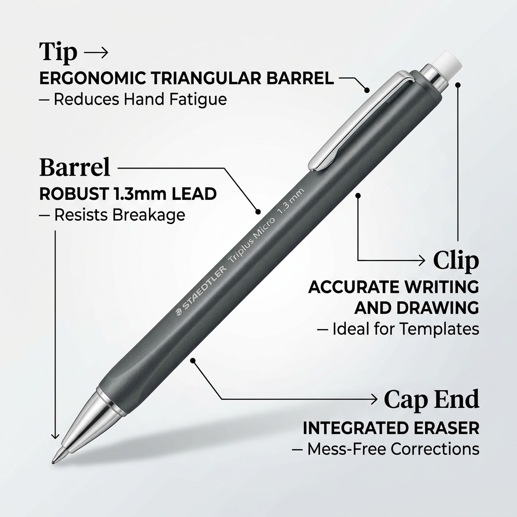 Staedtler Pencil Mechanical 0.5 MM 3/PK