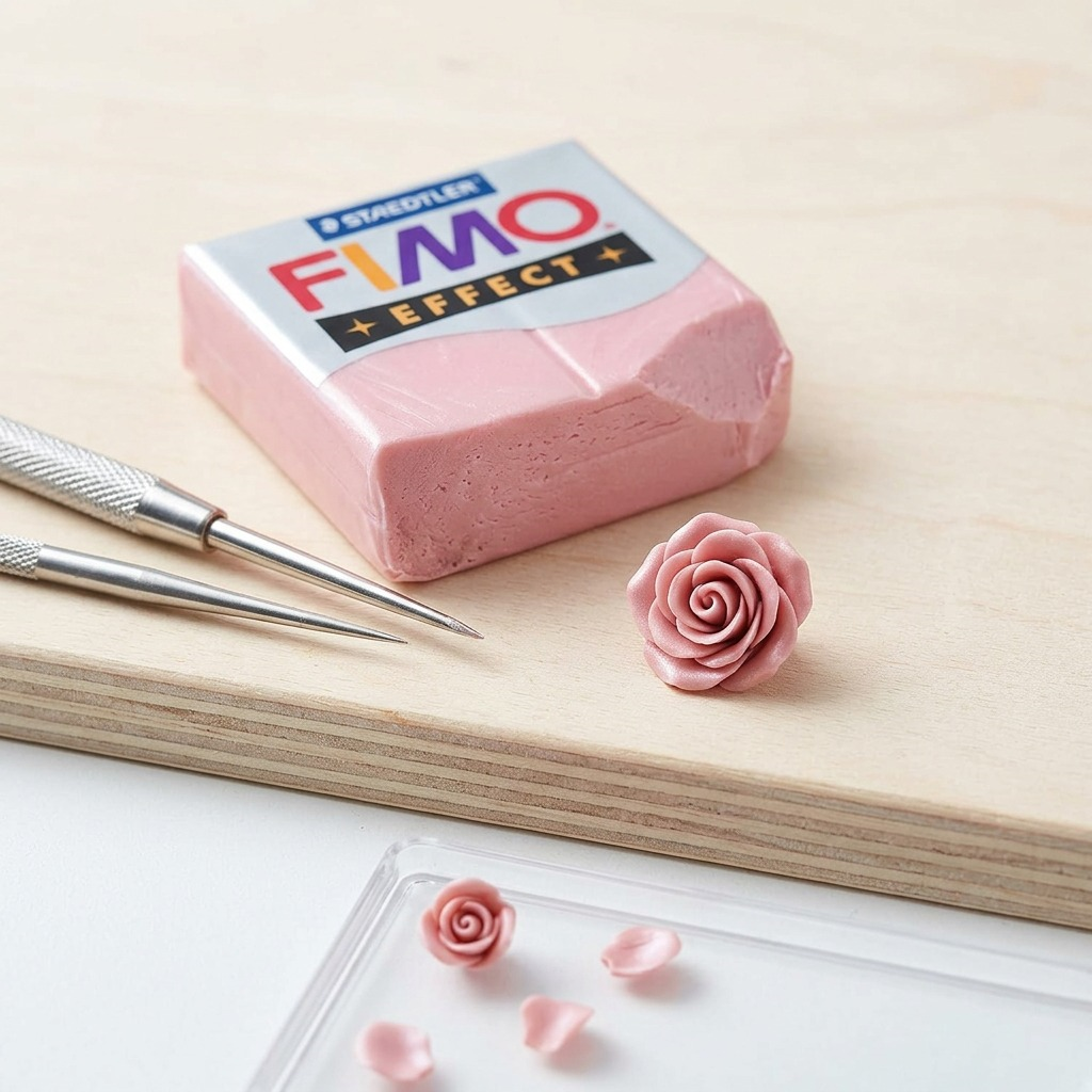 Staedtler Modelling Clay Fimo Effect Rose Quartz 57g (2 oz)