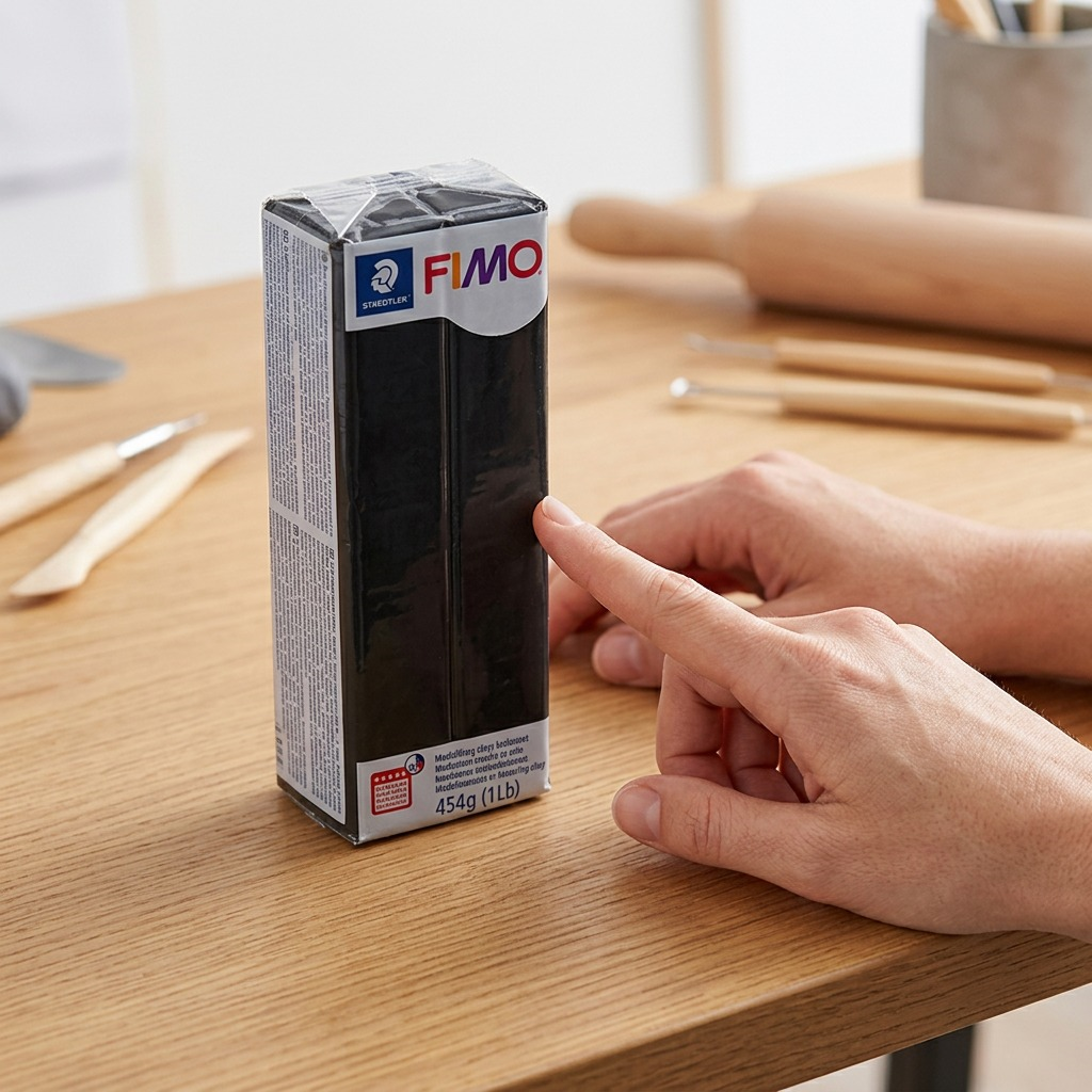 Staedtler Modelling Clay Fimo Soft 454g (1lb) Black