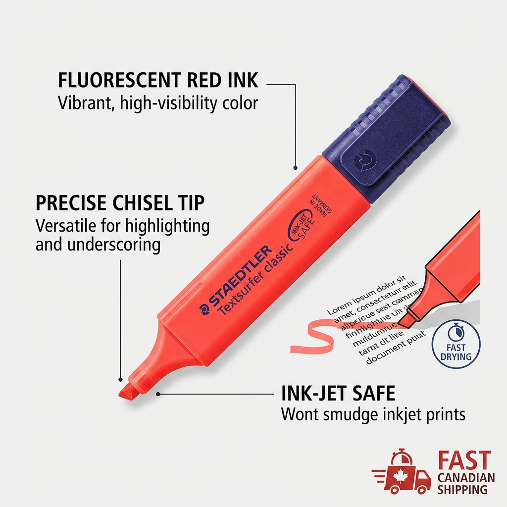Staedtler Highlighter Textsurfer Fluorescent Red