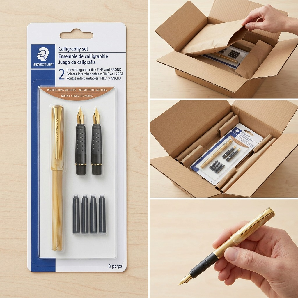 Staedtler Calligraphy Set 2 Nibs Black