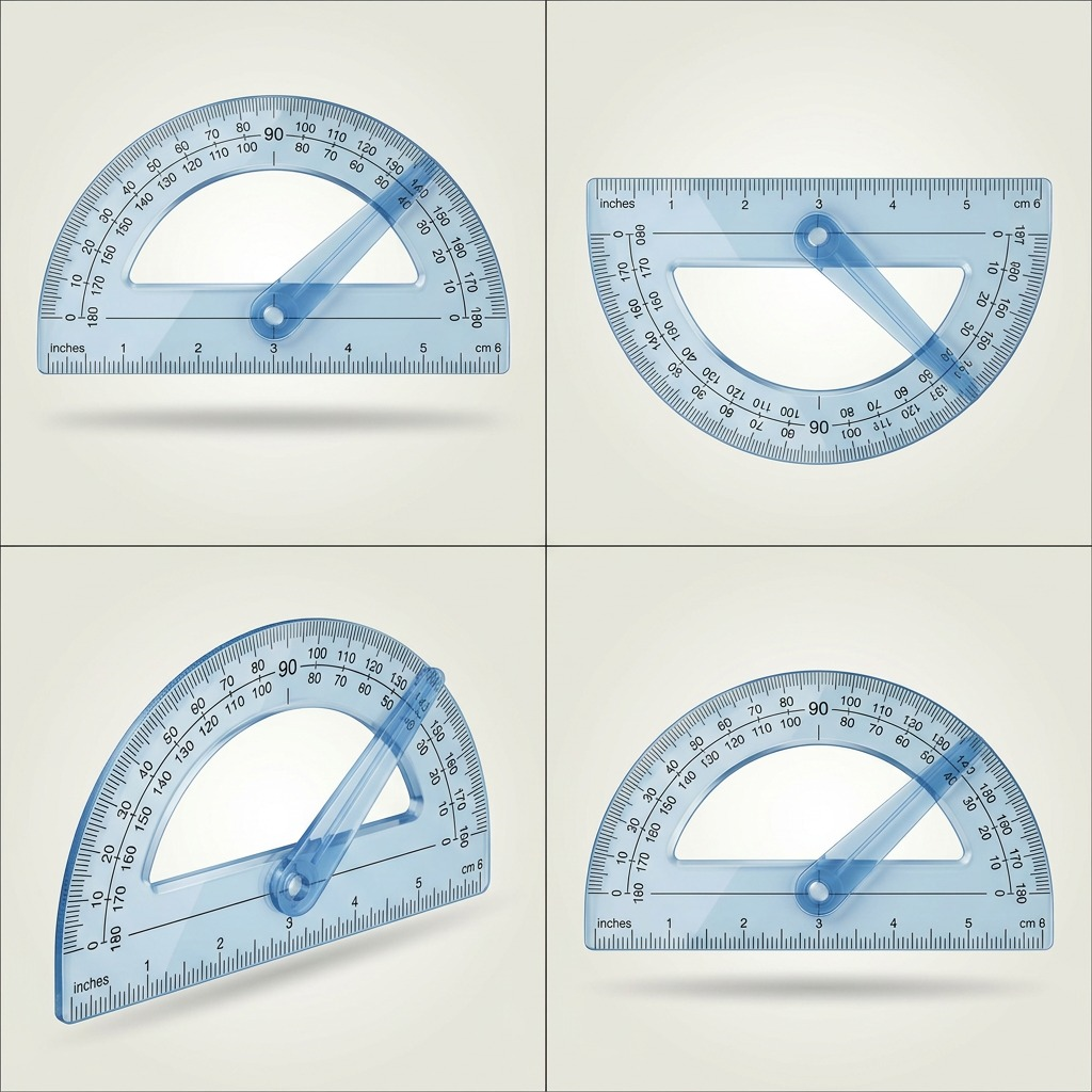 Staedtler Protractor, 6-inch with Arm Black