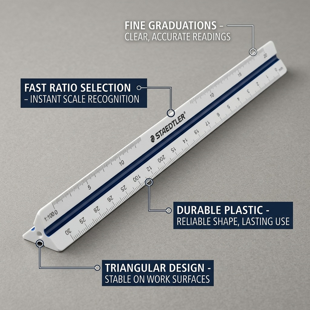 Staedtler Scale Triangular Plastic