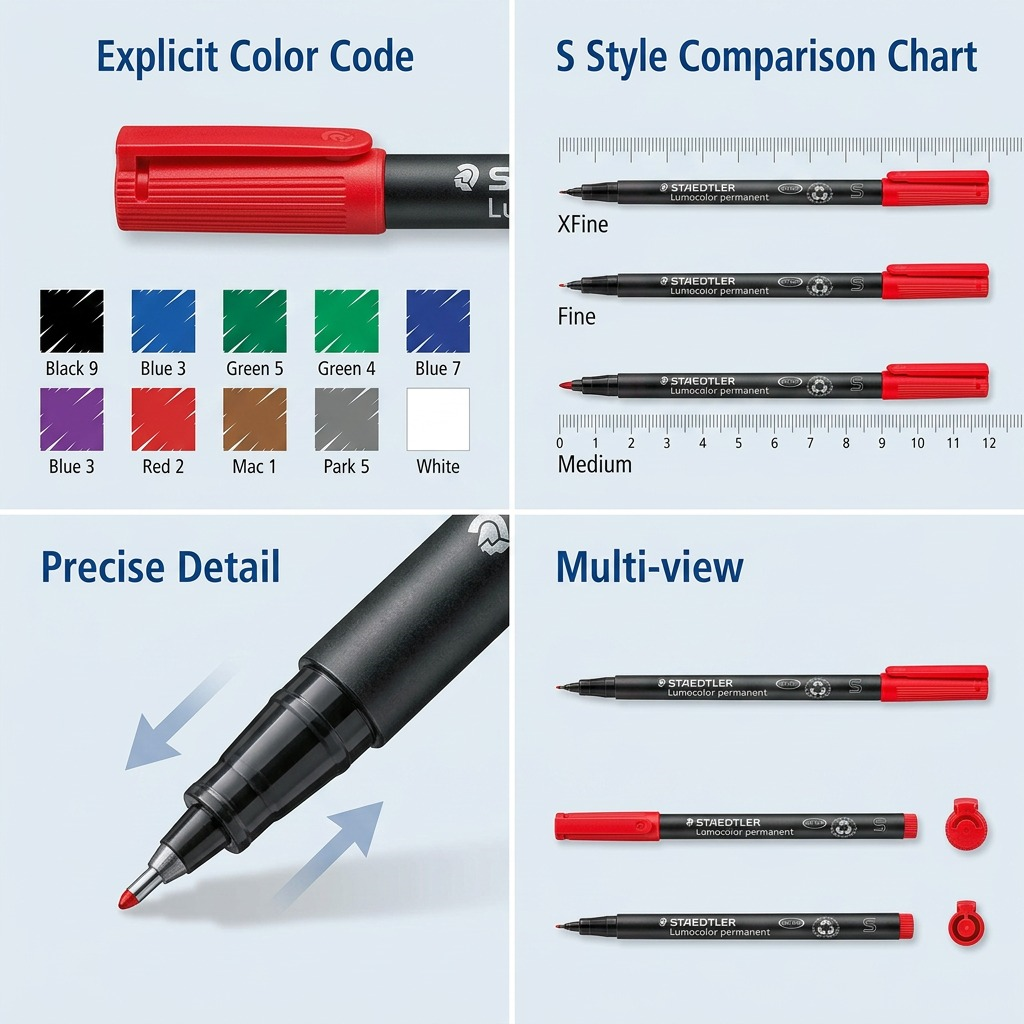 Staedtler Marker Lumocolor Xfine Permanent Red