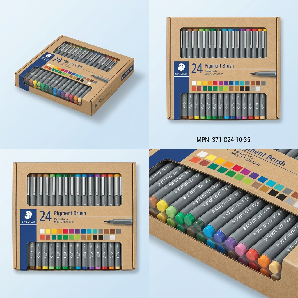 Staedtler Pigment Arts Brush Set of 24