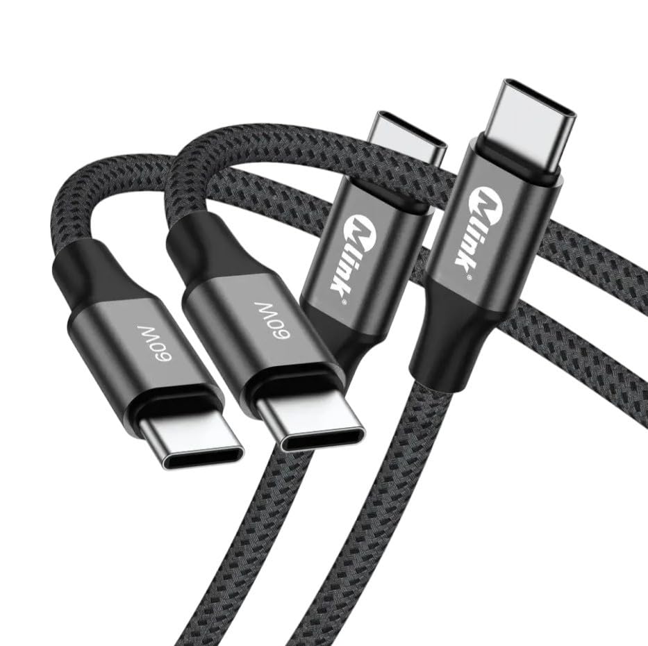 Câble USB-C PD60W 20V/3A en nylon tressé à charge rapide