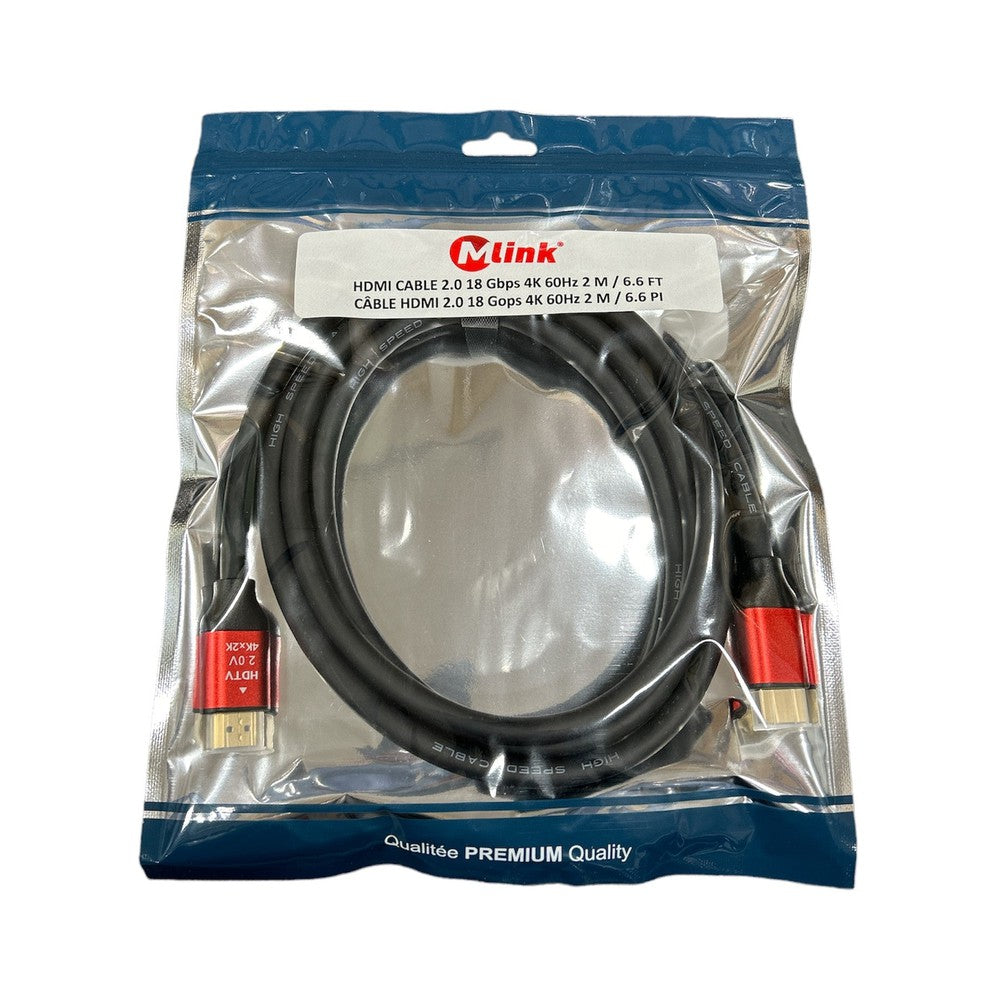 Câble HDMI 2.0 4K UHD 18Gbps HDR 3D