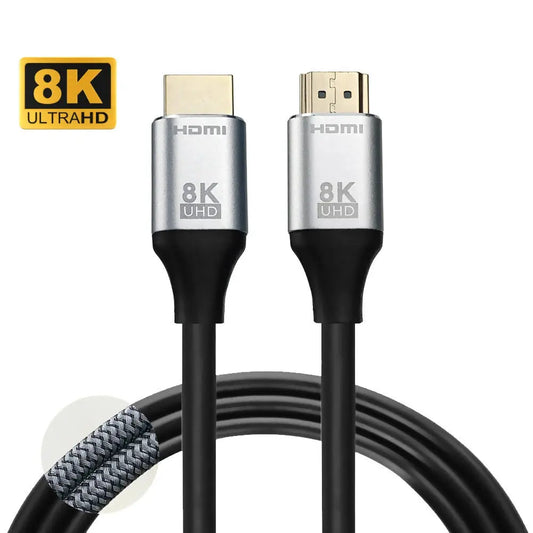 Câble HDMI 2.1 en nylon tressé 8K Ultra HD 48Gbps HDR 3D