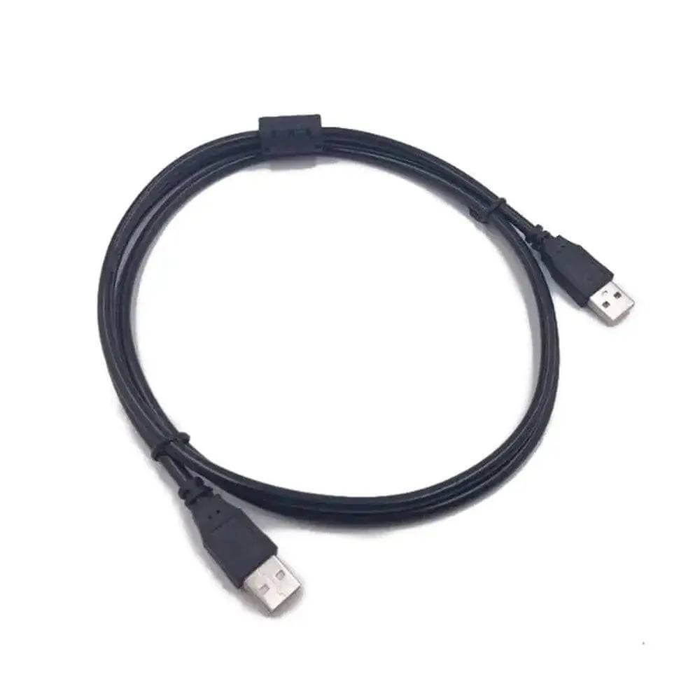 Câble USB 2.0 noir Mlink mâle A à mâle A