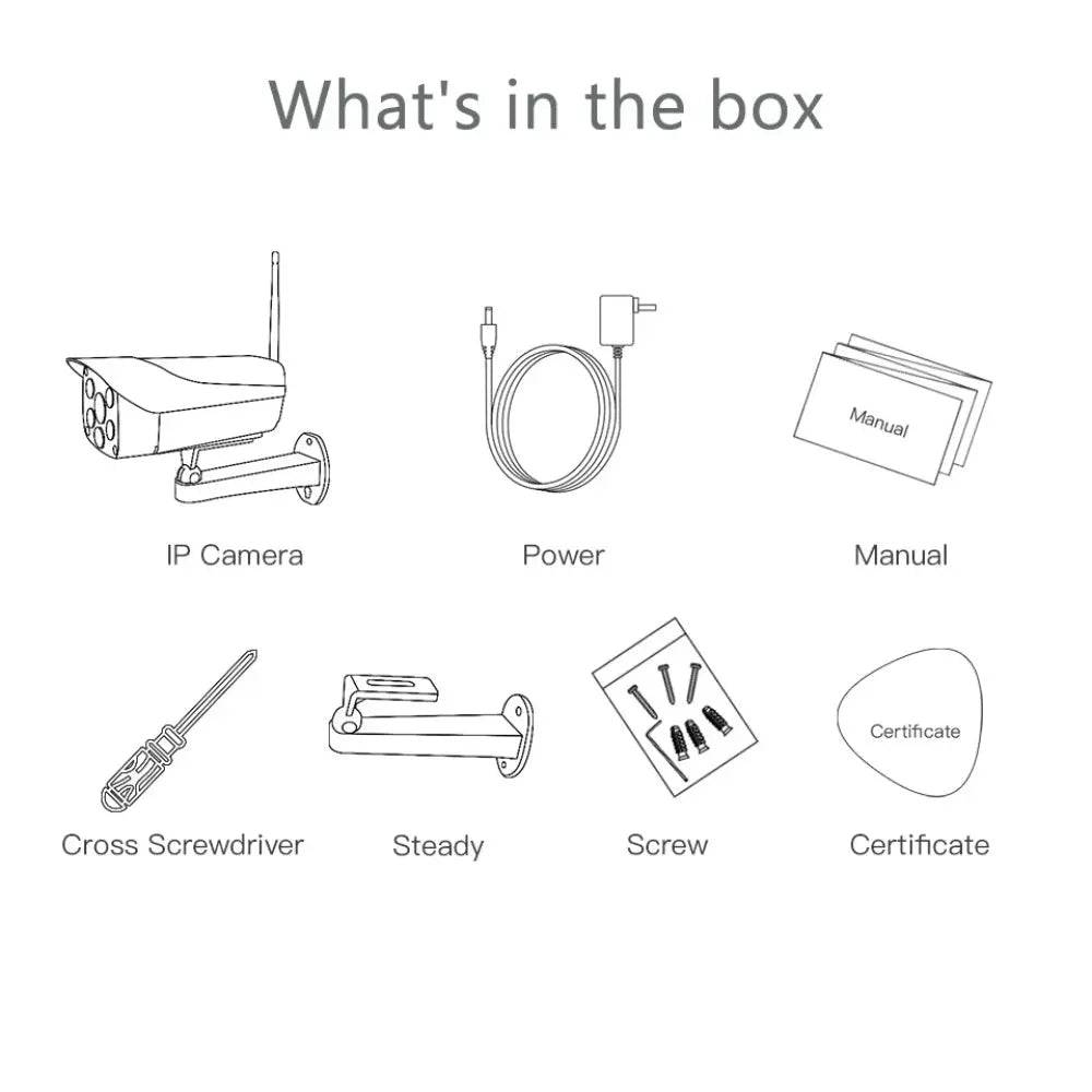 Caméra de surveillance 5MP intelligente avec vision nocturne en couleur - VStarcam CS52Q