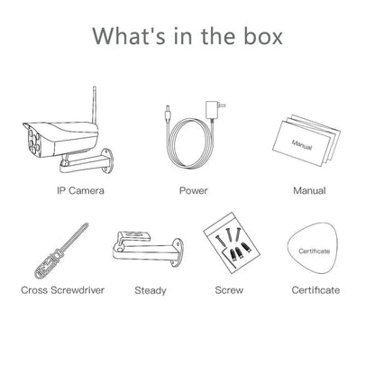 Caméra de surveillance 5MP intelligente avec vision nocturne en couleur - VStarcam CS52Q