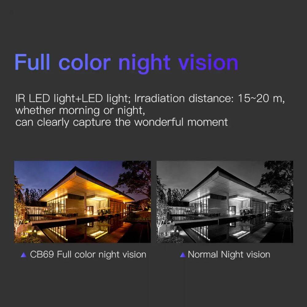 Caméra de surveillance solaire intelligente HD 1080P - VStarcam CB69-TZ