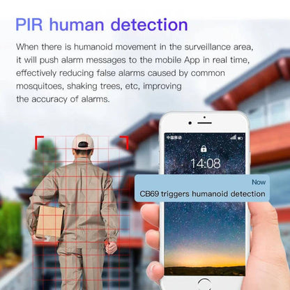 Caméra de surveillance solaire intelligente HD 1080P - VStarcam CB69-TZ