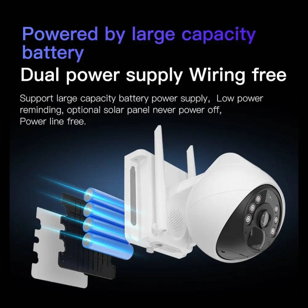 Caméra de surveillance solaire intelligente HD 1080P - VStarcam CB69-TZ