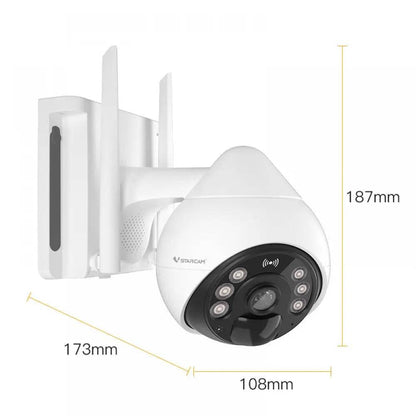 Caméra de surveillance solaire intelligente HD 1080P - VStarcam CB69-TZ