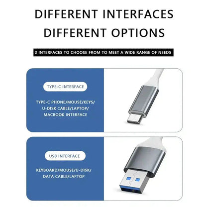 Concentrateur USB-C 4 en 1 en aluminium