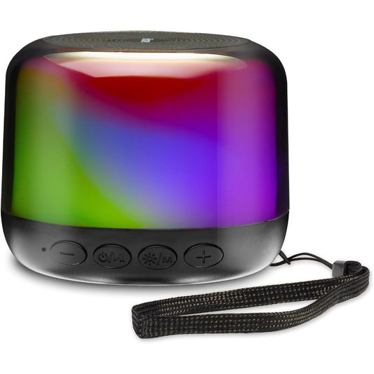 Enceinte Bluetooth portable et rechargeable avec lumières changeantes