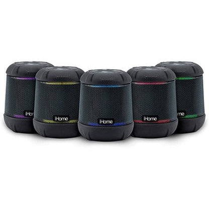 Haut-parleur Bluetooth portable et rechargeable lumières changeantes avec caisson de basses passif intégré