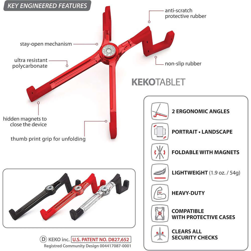 Support Universel KEKO pour Tablettes - Boite assorties
