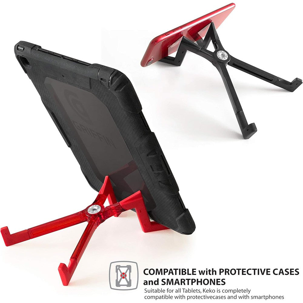 KEKO Support à Tablette Universel - Rouge