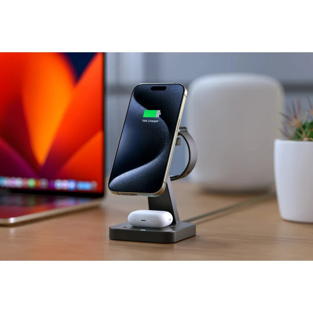 Support sans fil vertical 3 en 1 Magsafe