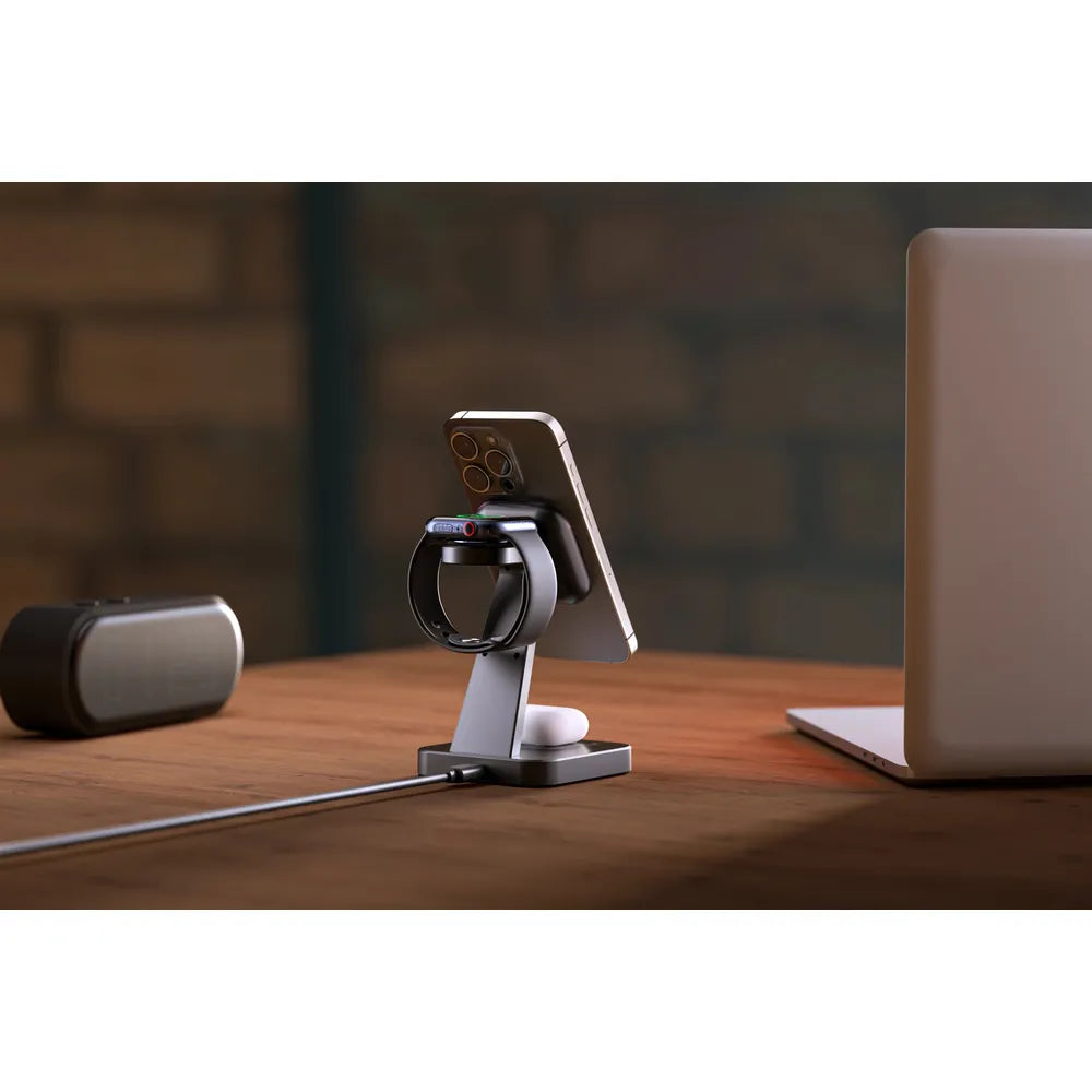 Support sans fil vertical 3 en 1 Magsafe