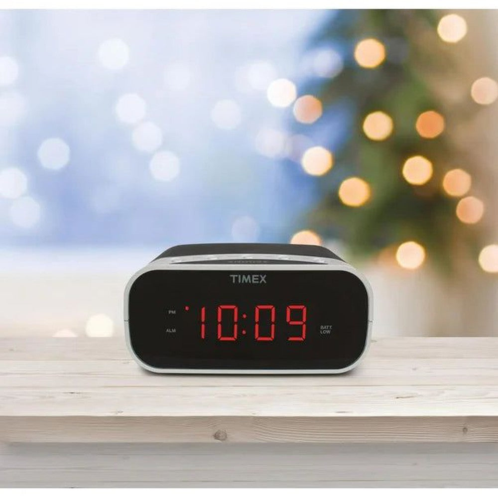 Réveil-matin Timex avec affichage rouge 0,7"