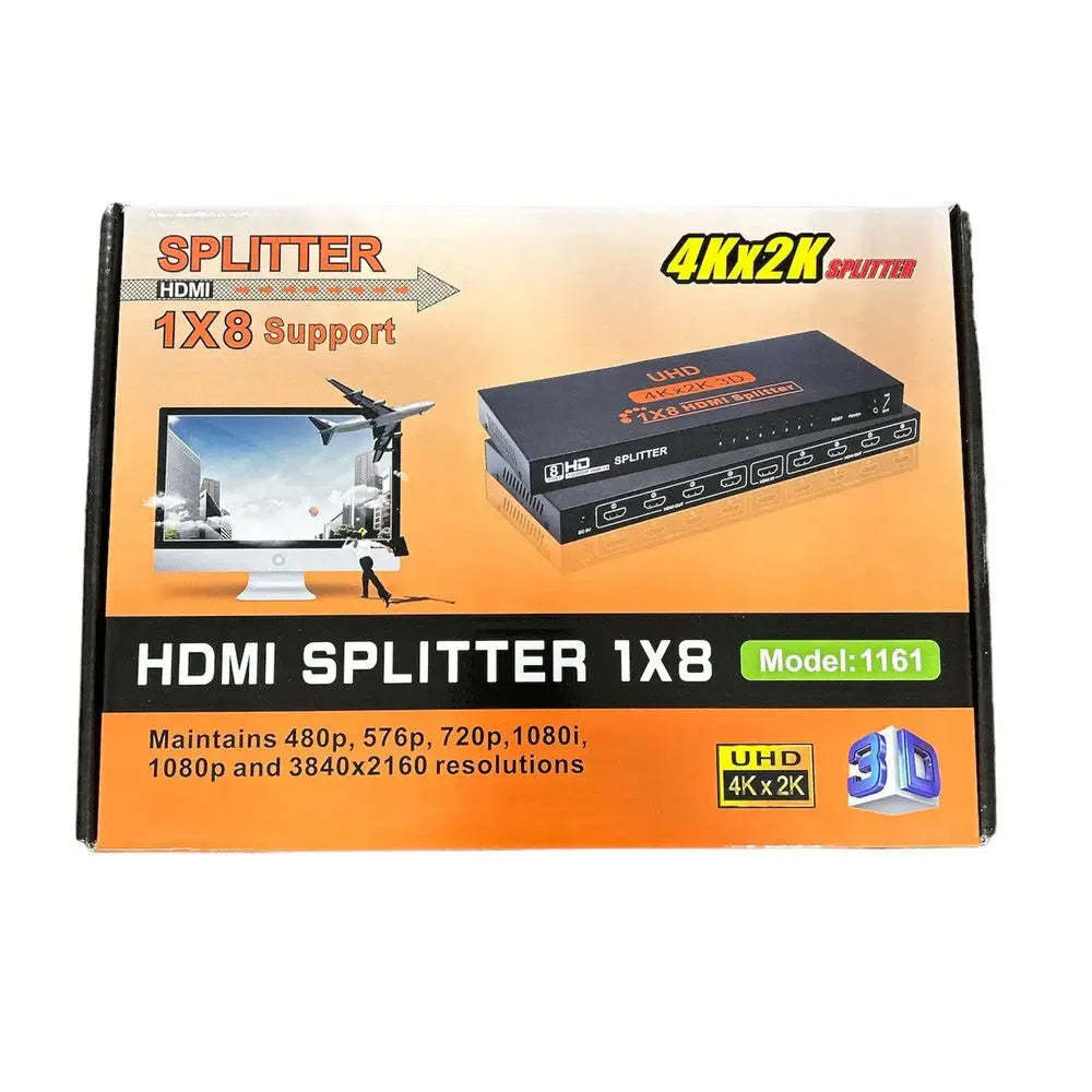 Répartiteur HDMI 4K Ultra HD 3D - 8 sorties