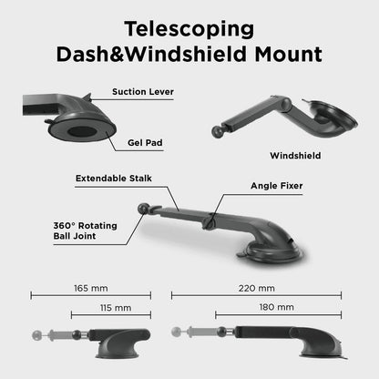 Support pour téléphone mobile pour Tableau de Bord et Pare-Brise