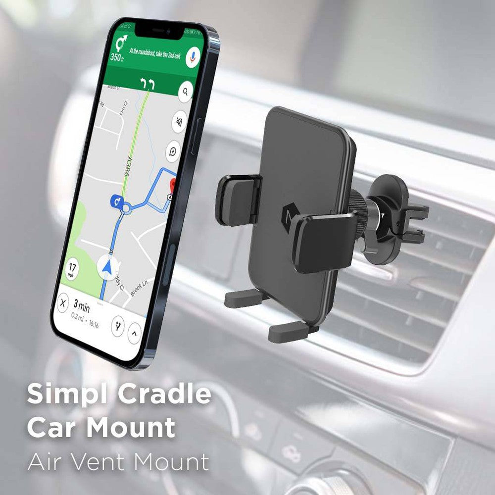 Support pour téléphone mobile pour voiture avec rotation à 360°