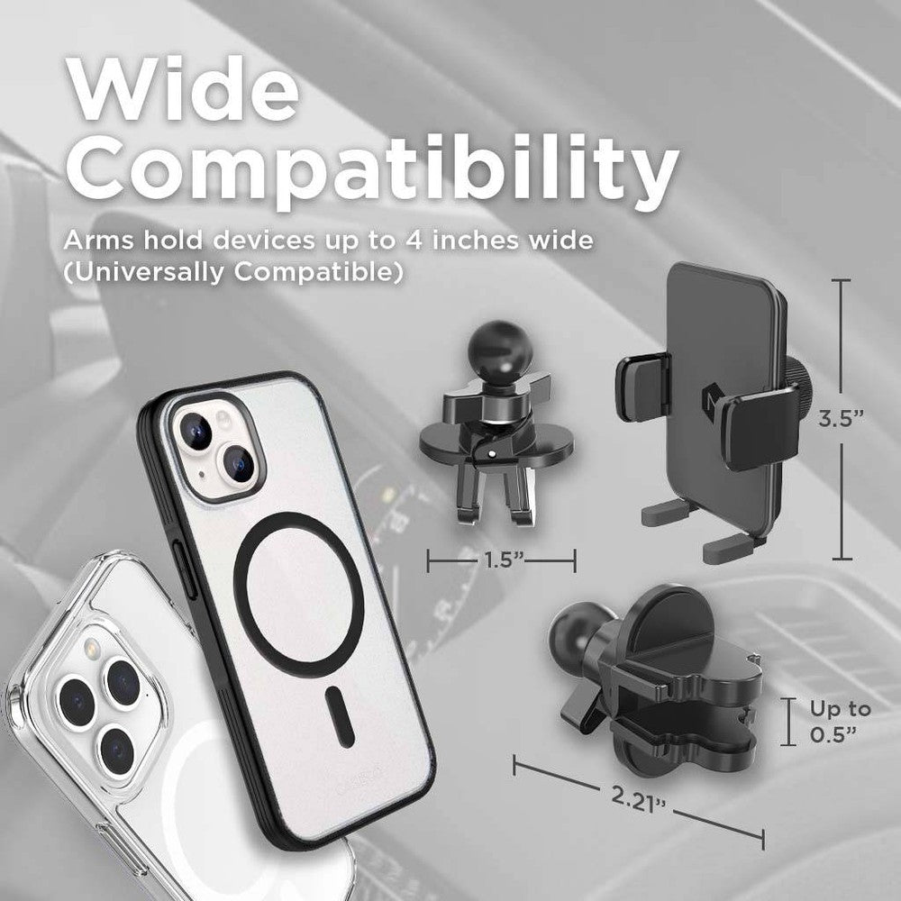 Support pour téléphone mobile pour voiture avec rotation à 360°