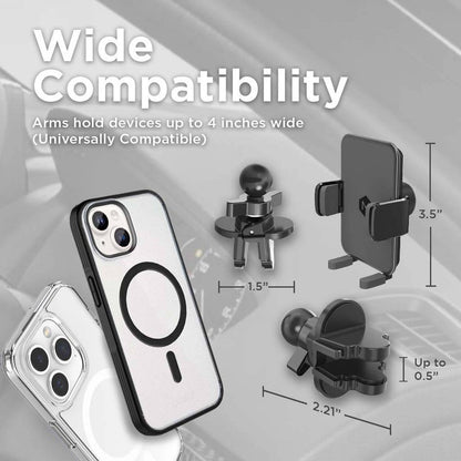 Support pour téléphone mobile pour voiture avec rotation à 360°